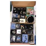 Lot of fashion jewelry sets in boxes