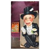 Charlie McCarthy cardboard shelf sitter with