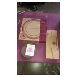 3 pc Longaberger lot. 2 warming bricks and