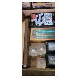 Flat with games and crystal with lights