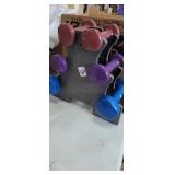 Group of small weights.