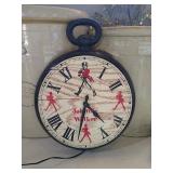 Johnnie Walker advertisement electric wall clock.