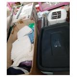 Group of five items toaster tile cutter box of