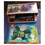 Group of 2 battery operated big rig Loco plus