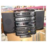 Electro Brand stereo system w/remote. Am/Fm