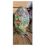 Egg lamp. Stained glass style