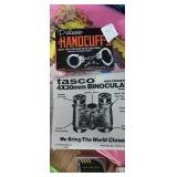 Handcuffs and binocular