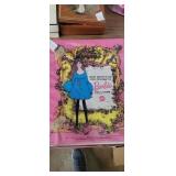 Vintage barbie case with barbie clothes