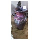 Purple signed vase. Measure about 10in tall