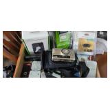 Flat of portable radio, camera, wireless