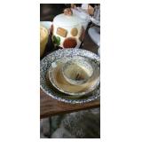 Group of 3 Roseville bowls