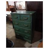 Green blue dresser. 30x44x18.