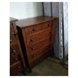 5 drawer dresser. 32x42x18. Drawers open well.