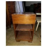 Nightstand, one drawer. 16x13x26.