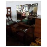 Vanity dresser. 48x19x27. Drawers open well.