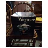 Silverplated Warner warmer.