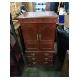 Tall jewelry case. 44x16x22