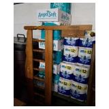 Full size bed with frame.