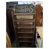 Fresh baked pies stand. 6 shelves. 64x13x26. On