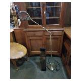 Floor lamp and flower container. Lamp 63. Vase