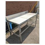Aluminum prep table
72 inches long
31 inches