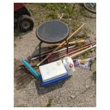 Axe take, cooler,hoe n mo