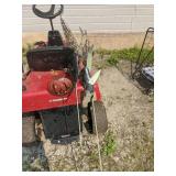 Corn and pumpkin yard art