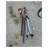 2 bb guns and a sprinkler