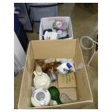 Glamorous glassware lot, and more.