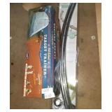 Old school Target trainer Plus curved shower rod