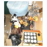 Large box of super cute Halloween items lights