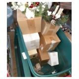 Super large tote with lid full of Christmas