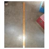 Vintage wood ruler from Lafayette Indiana