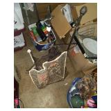 Metal decor, magazine rack