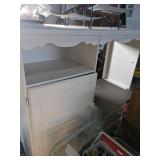 Entertainment center with decor