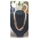 Gorgeous Browns and golds Pearl Necklace