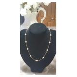 Gorgeous Gold and Pearl Necklace