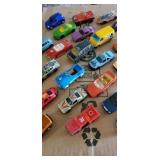 Bag of die-cast cars trucks etc