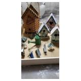 SUPER cute bird house decor