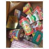 Box of assorted m&m tins