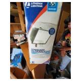 Floodlight. Requires hard wired