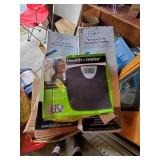 2 shower caddys and a scale. Dont know anything