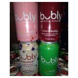 You get 24 cans of these 4 flavors of bubly