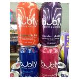 You get 24 cans of these flavors of bubly. 6 of