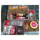 Hickory farms deluxe sweet and savory gift tower.