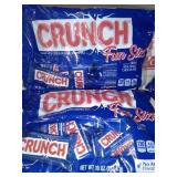 You get 3 bags of fun size crunch bars