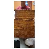 Nice 3 pc wicker basket set