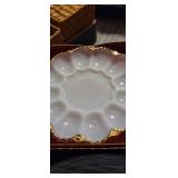 Glass egg tray