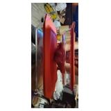 2 pc glass pyrex with lids