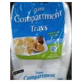 You get 13 packs of Styrofoam divided plates